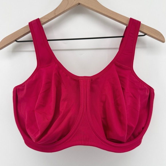 Wacoal Other - Wacoal 855170 Simone Sport Underwire Bra Berry Red Pink 40G Full Coverage Unline